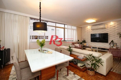 Apartamento à venda, 125 m² por R$ 981.000,00 - José Menino - Santos/SP