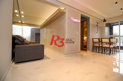 Apartamento à venda, 41 m² por R$ 458.000,00 - Aparecida - Santos/SP