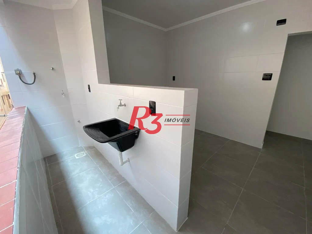 Apartamento para alugar, 100 m² por R$ 3.500,00/mês - Boqueirão - Santos/SP