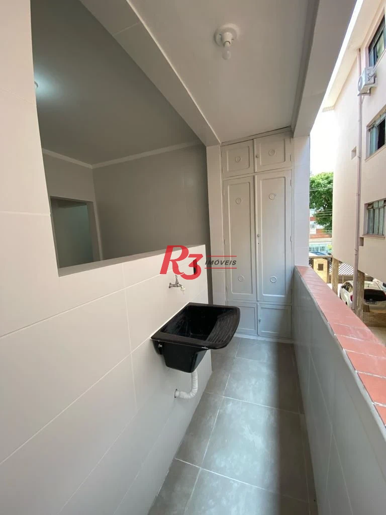 Apartamento para alugar, 100 m² por R$ 3.500,00/mês - Boqueirão - Santos/SP