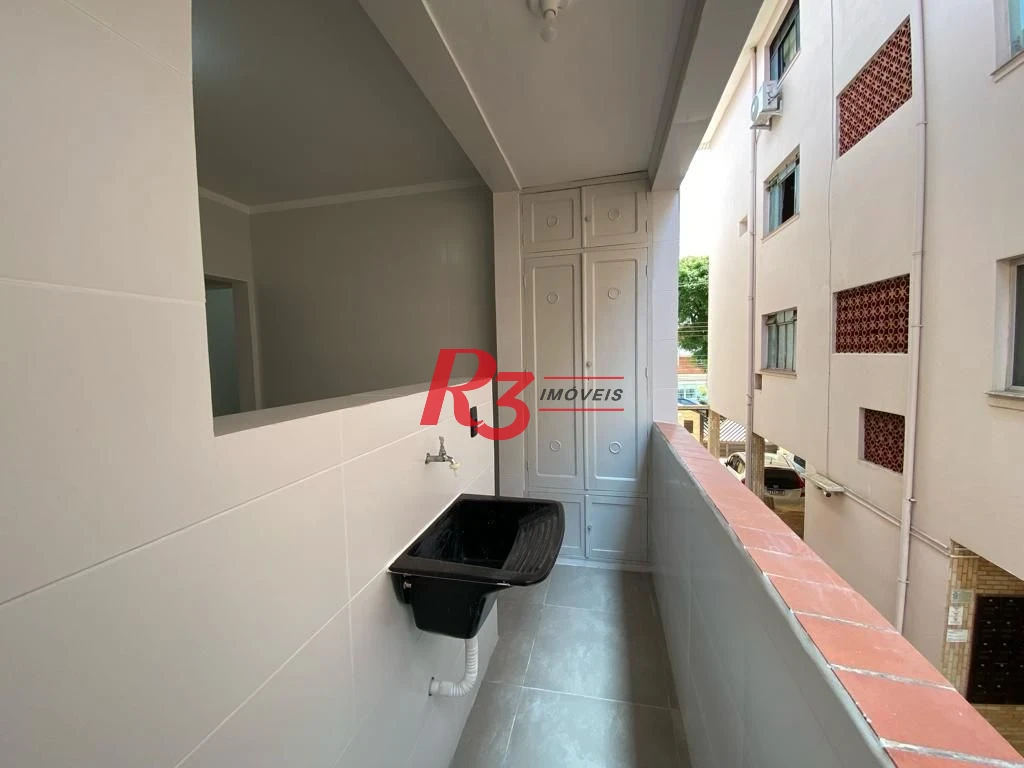 Apartamento para alugar, 100 m² por R$ 3.500,00/mês - Boqueirão - Santos/SP