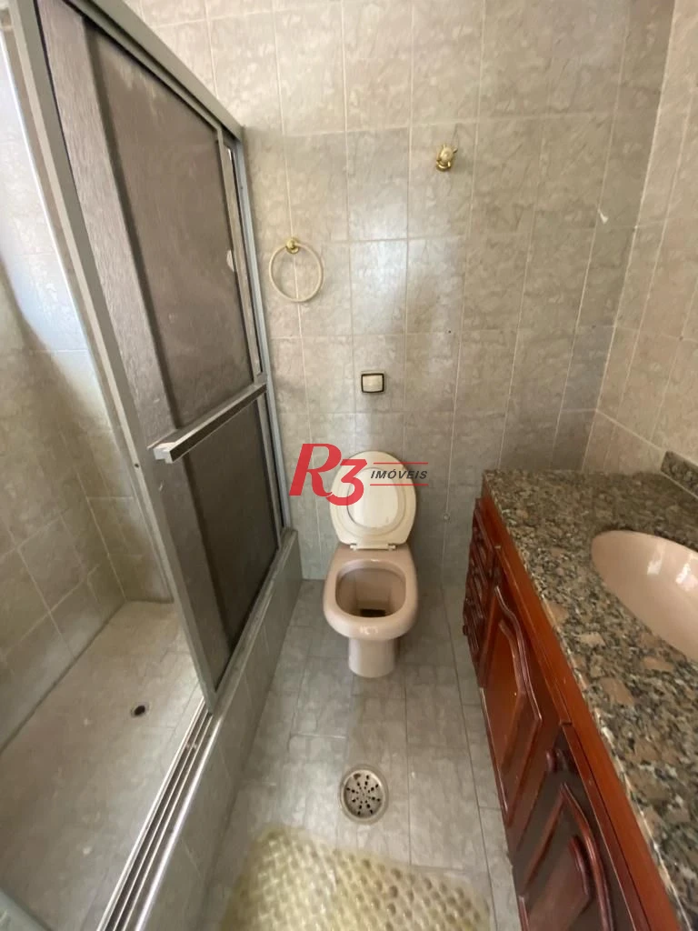 Apartamento para alugar, 100 m² por R$ 3.500,00/mês - Boqueirão - Santos/SP