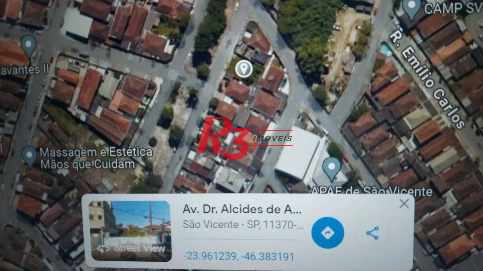 Terreno à venda, 240 m² por R$ 480.000,00 - Vila Cascatinha - São Vicente/SP