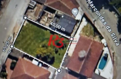 Terreno à venda, 240 m² por R$ 480.000,00 - Vila Cascatinha - São Vicente/SP