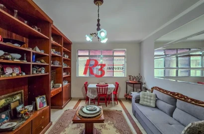 Apartamento à venda, 100 m² por R$ 730.000,00 - Boqueirão - Santos/SP