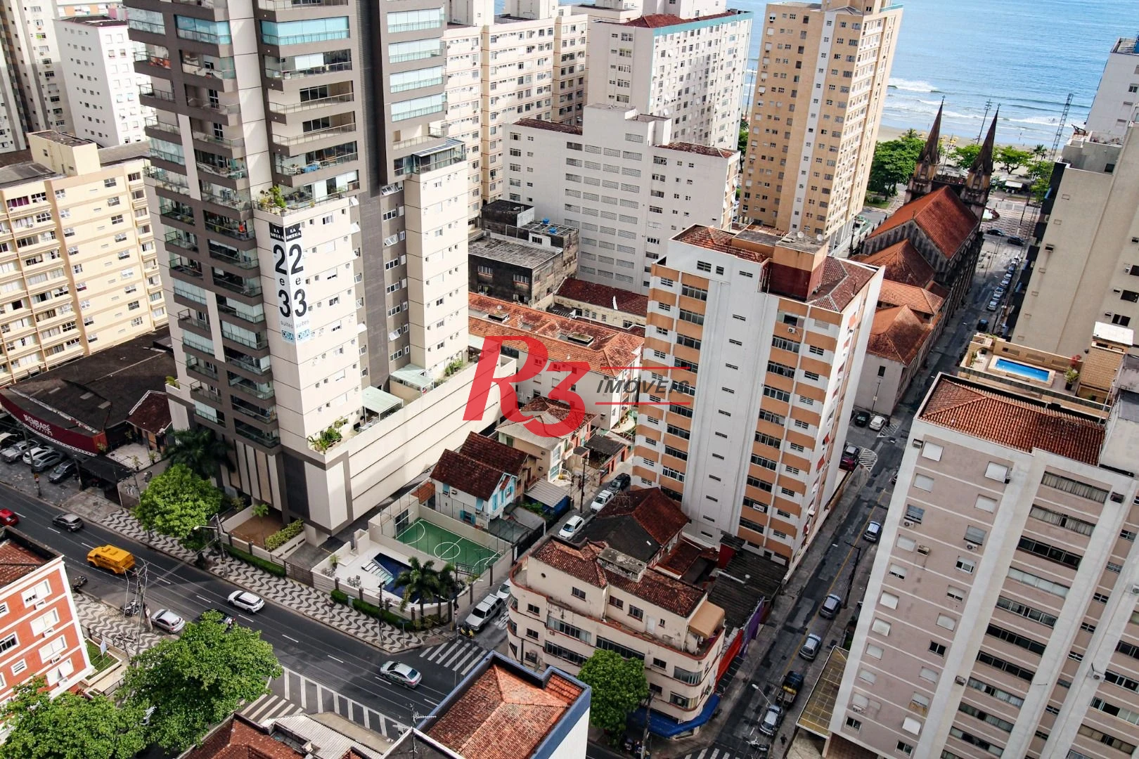 Apartamento com 3 dormitórios para alugar, 198 m² por R$ 19.500,02/mês - Embaré - Santos/SP