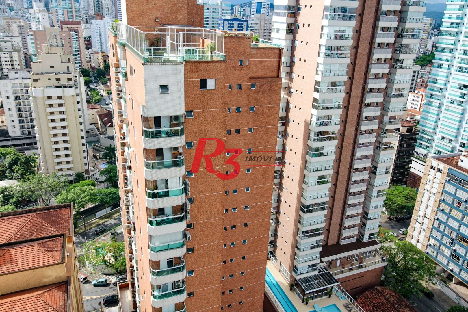 Apartamento com 3 dormitórios para alugar, 198 m² por R$ 19.500,02/mês - Embaré - Santos/SP