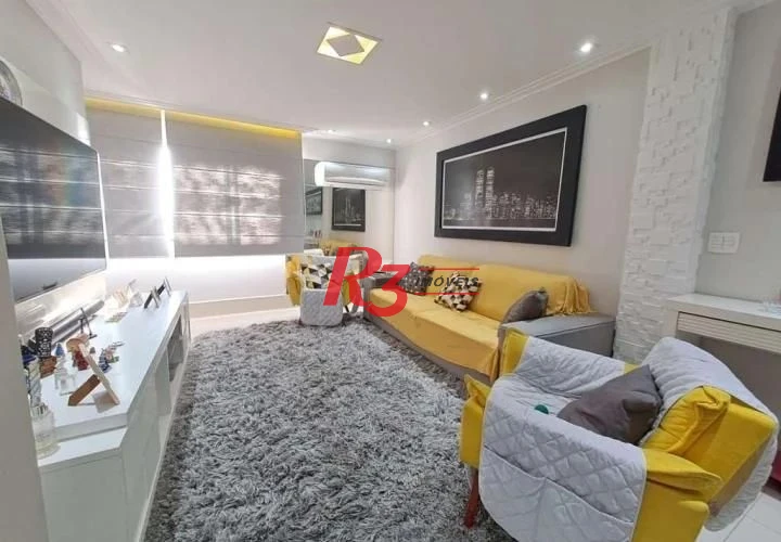 Apartamento Triplex à venda, 111 m² por R$ 810.000,00 - Estuário - Santos/SP