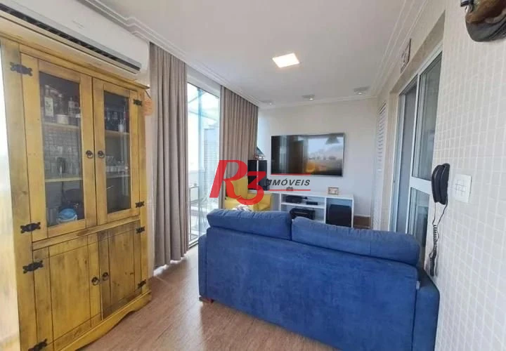 Apartamento Triplex à venda, 111 m² por R$ 810.000,00 - Estuário - Santos/SP