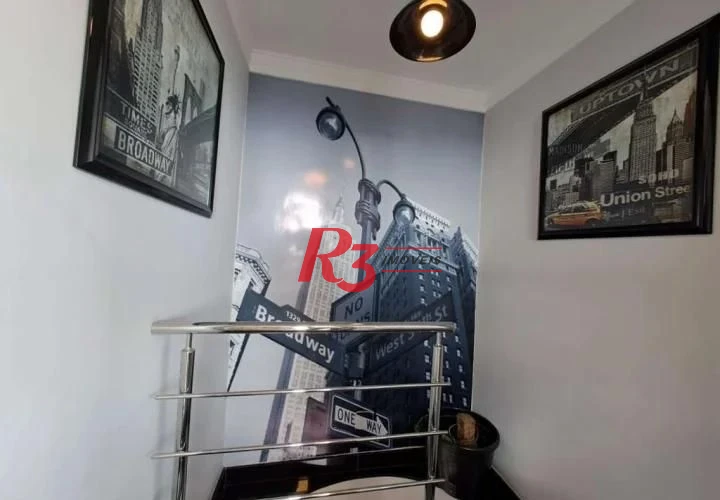 Apartamento Triplex à venda, 111 m² por R$ 810.000,00 - Estuário - Santos/SP