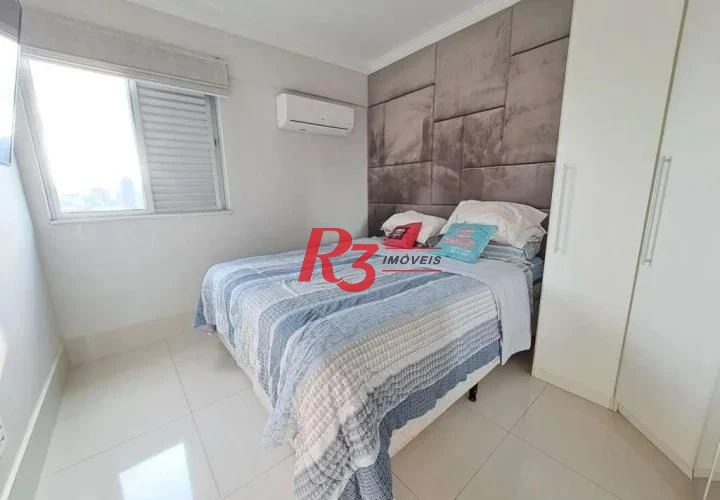 Apartamento Triplex à venda, 111 m² por R$ 810.000,00 - Estuário - Santos/SP