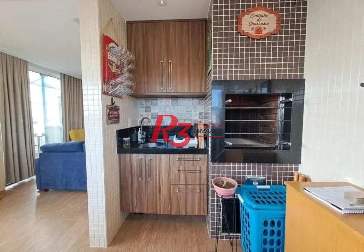 Apartamento Triplex à venda, 111 m² por R$ 810.000,00 - Estuário - Santos/SP