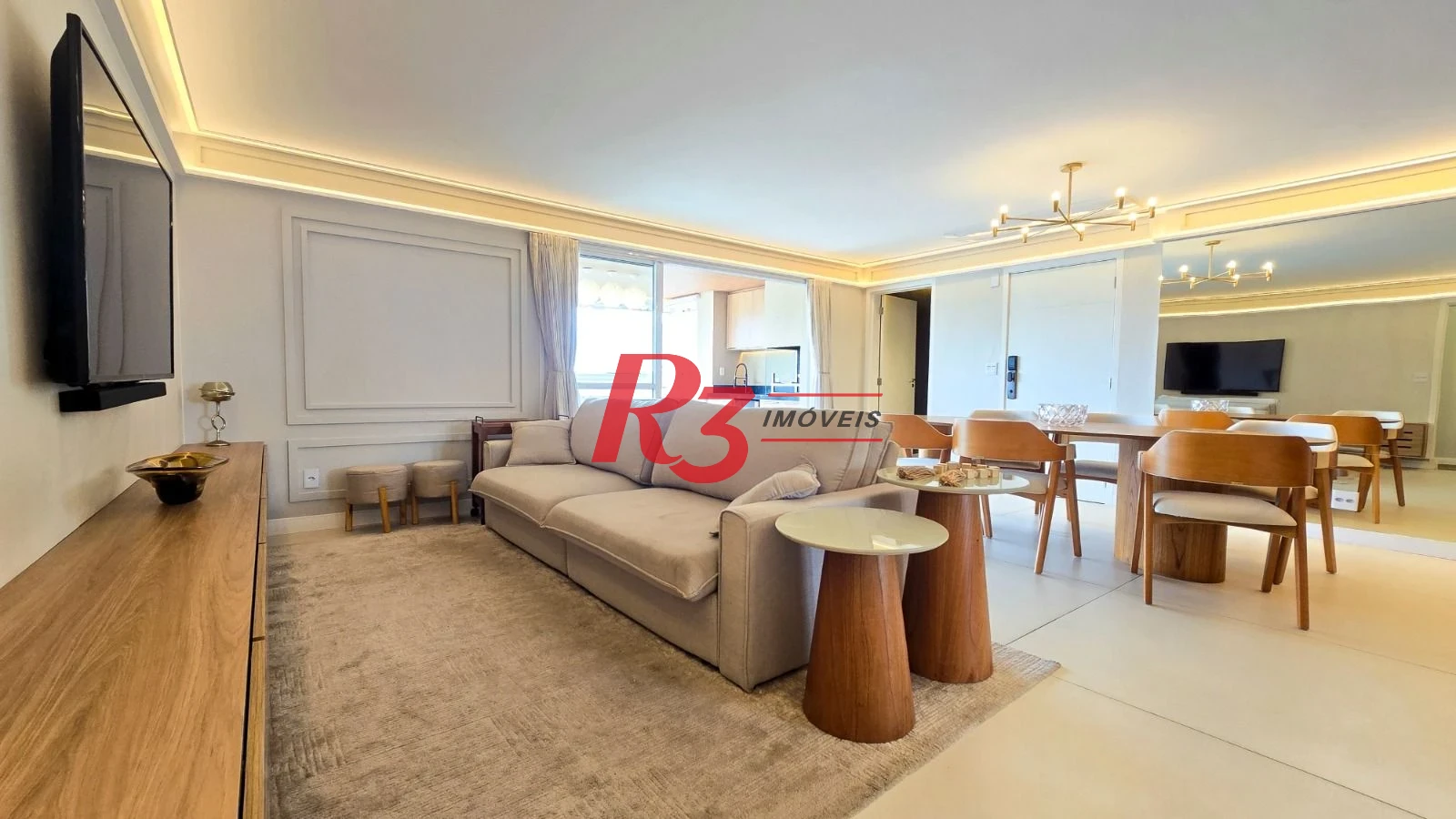 Apartamento à venda, 164 m² por R$ 3.250.000,00 - Aparecida - Santos/SP