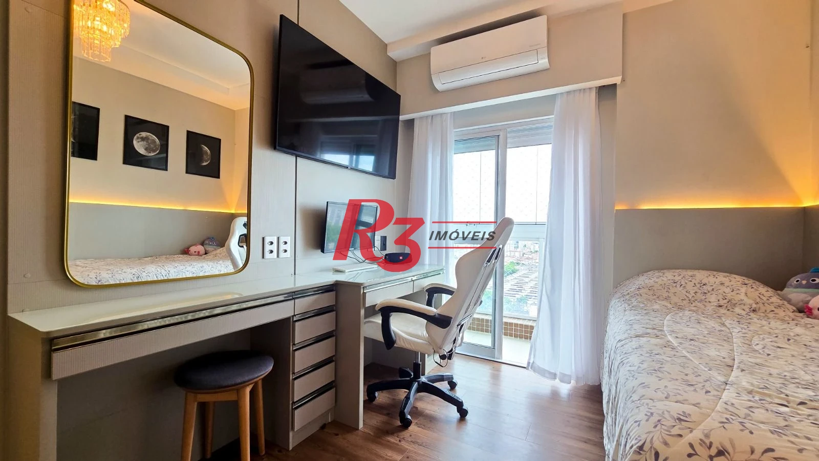 Apartamento à venda, 164 m² por R$ 3.250.000,00 - Aparecida - Santos/SP