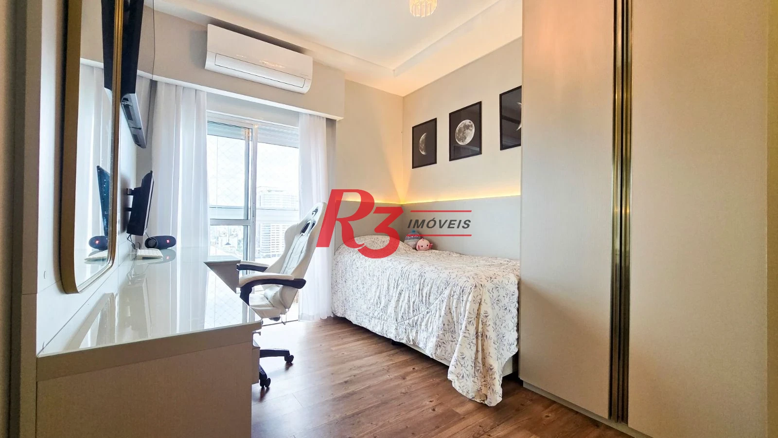 Apartamento à venda, 164 m² por R$ 3.250.000,00 - Aparecida - Santos/SP