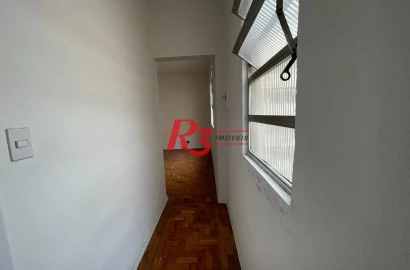Apartamento com 1 dormitório à venda, 54 m² por R$ 320.000,00 - Embaré - Santos/SP