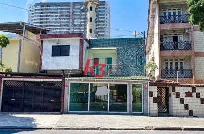 Sobrado com 3 dormitórios à venda, 220 m² por R$ 1.200.000,00 - Encruzilhada - Santos/SP