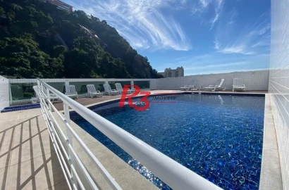 Apartamento com 1 dormitório à venda, 42 m² por R$ 470.000,00 - Marapé - Santos/SP