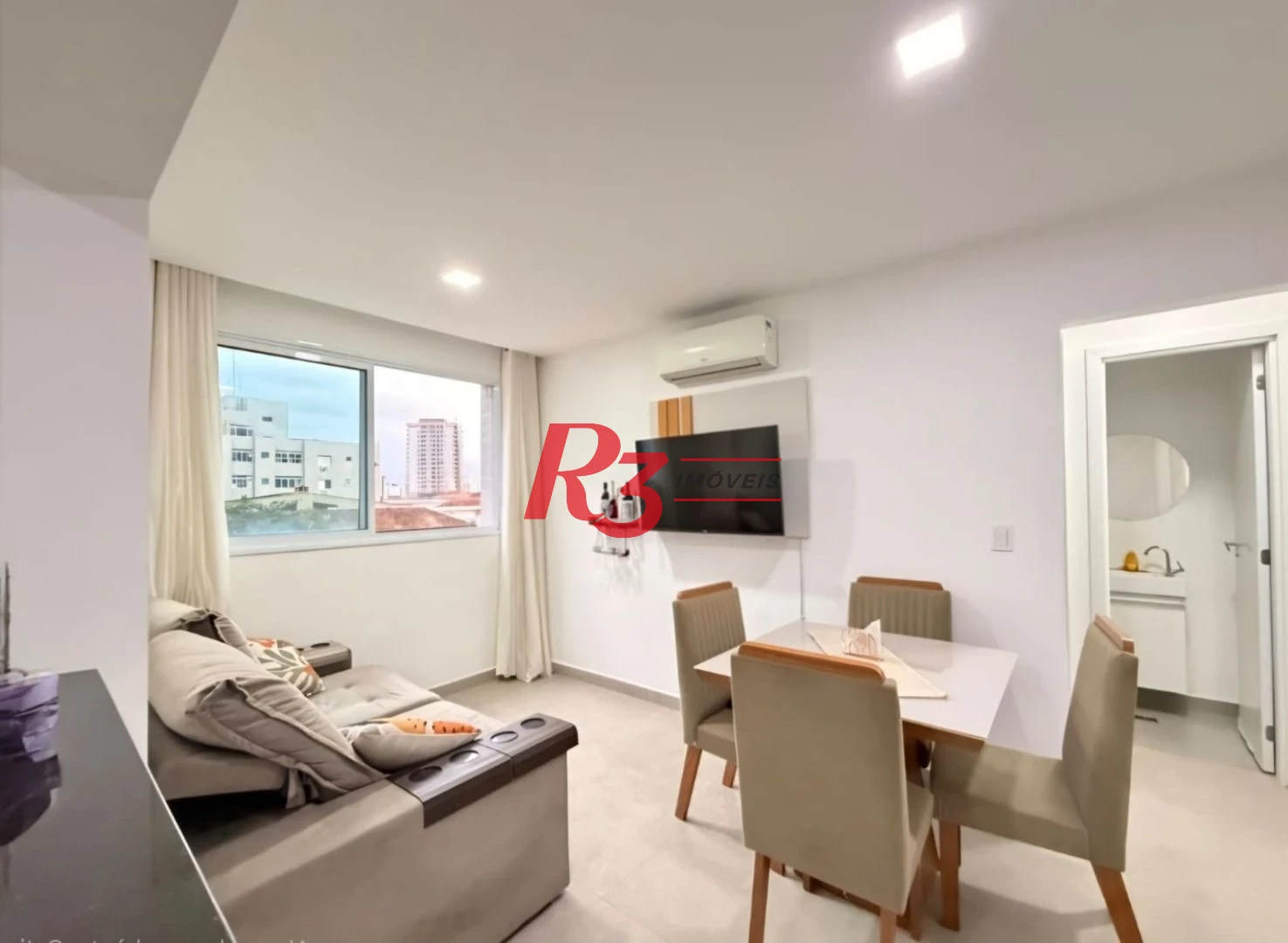 Apartamento com 1 dormitório à venda, 42 m² por R$ 470.000,00 - Marapé - Santos/SP