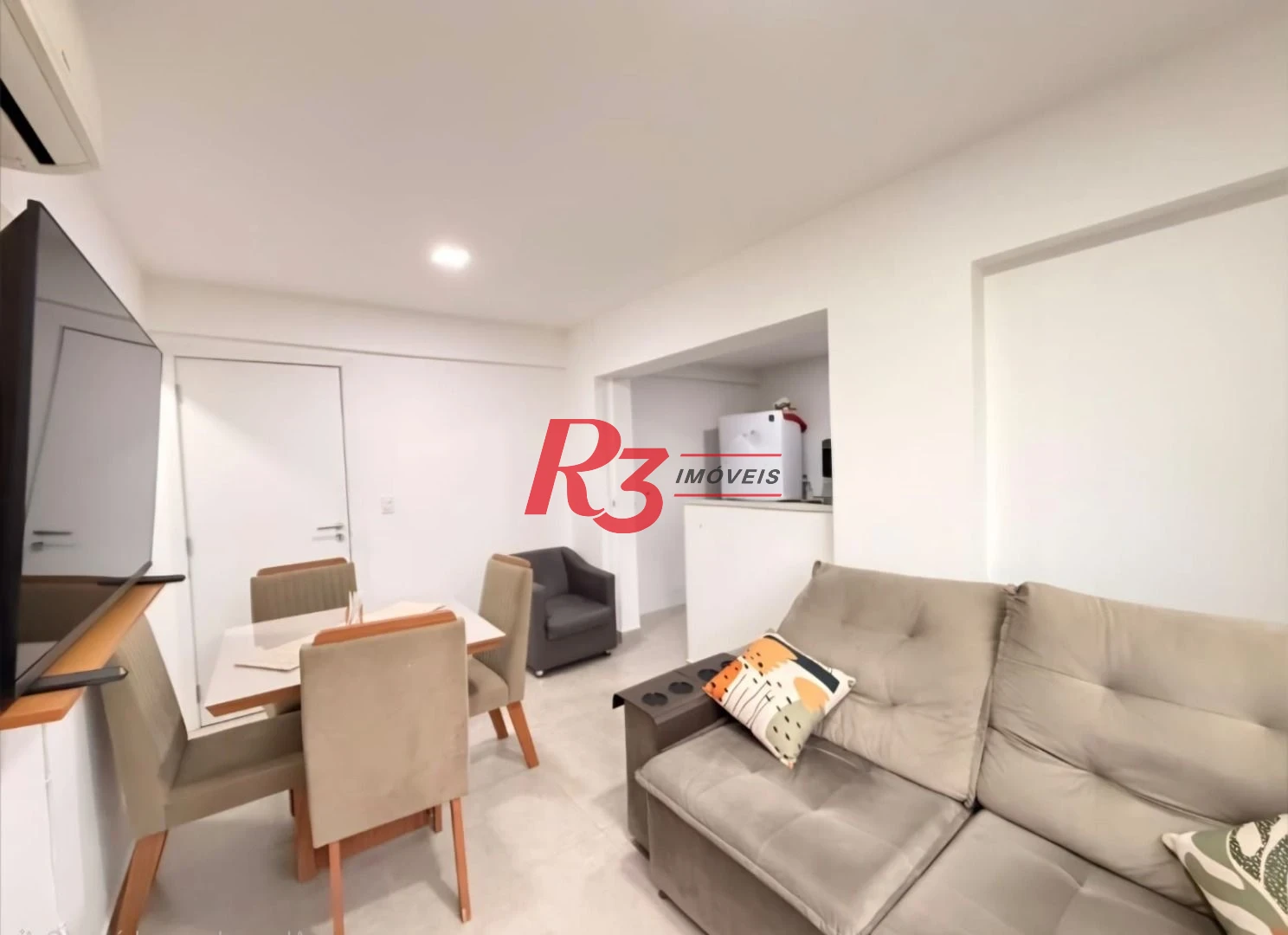 Apartamento com 1 dormitório à venda, 42 m² por R$ 470.000,00 - Marapé - Santos/SP