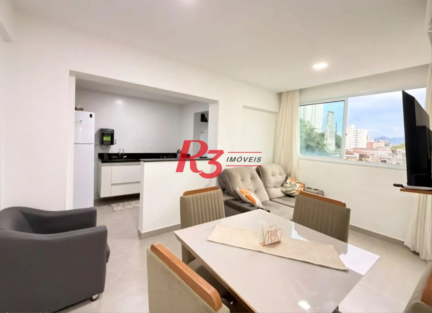Apartamento com 1 dormitório à venda, 42 m² por R$ 470.000,00 - Marapé - Santos/SP