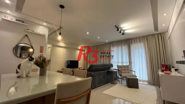 Apartamento à venda, 96 m² por R$ 890.000,00 - Encruzilhada - Santos/SP