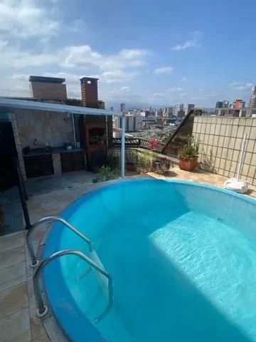 Cobertura para alugar, 300 m² por R$ 16.500,00/mês - Pompéia - Santos/SP