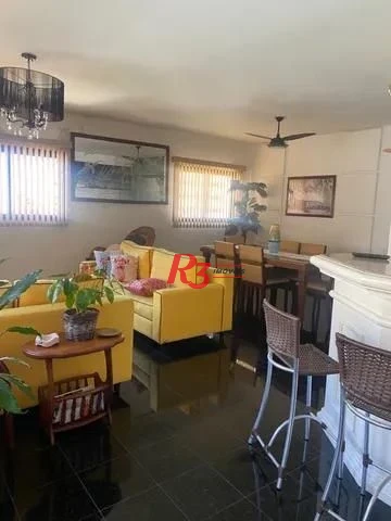 Cobertura para alugar, 300 m² por R$ 16.500,00/mês - Pompéia - Santos/SP