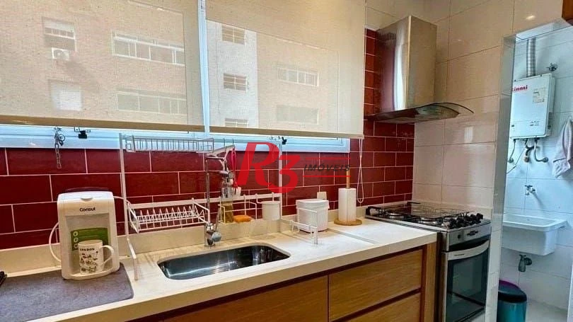 Apartamento com 2 dormitórios à venda, 82 m² por R$ 1.070.000,00 - Gonzaga - Santos/SP