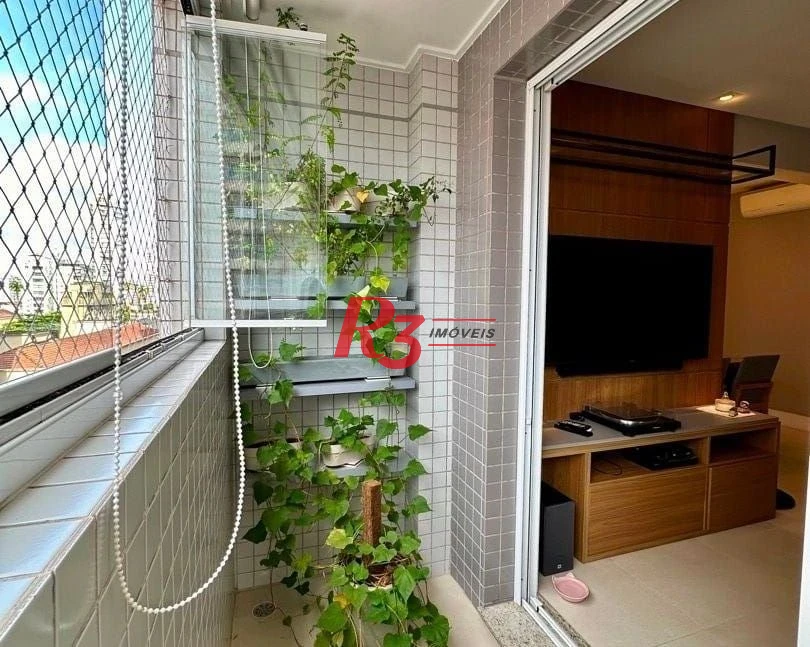Apartamento com 2 dormitórios à venda, 82 m² por R$ 1.070.000,00 - Gonzaga - Santos/SP