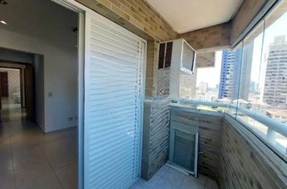 Apartamento com 2 dormitórios para alugar, 100 m² por R$ 6.000,00/mês - Embaré - Santos/SP