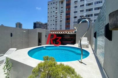 Sobrado à venda, 220 m² por R$ 1.500.000,00 - Boqueirão - Santos/SP