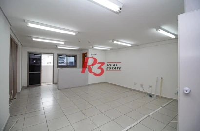 Sala à venda, 44 m² por R$ 350.000,00 - Marapé - Santos/SP