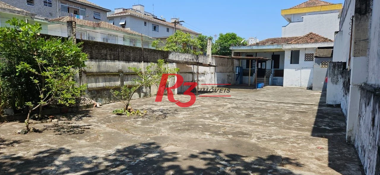 Terreno à venda, 369 m² por R$ 2.000.000,00 - Ponta da Praia - Santos/SP