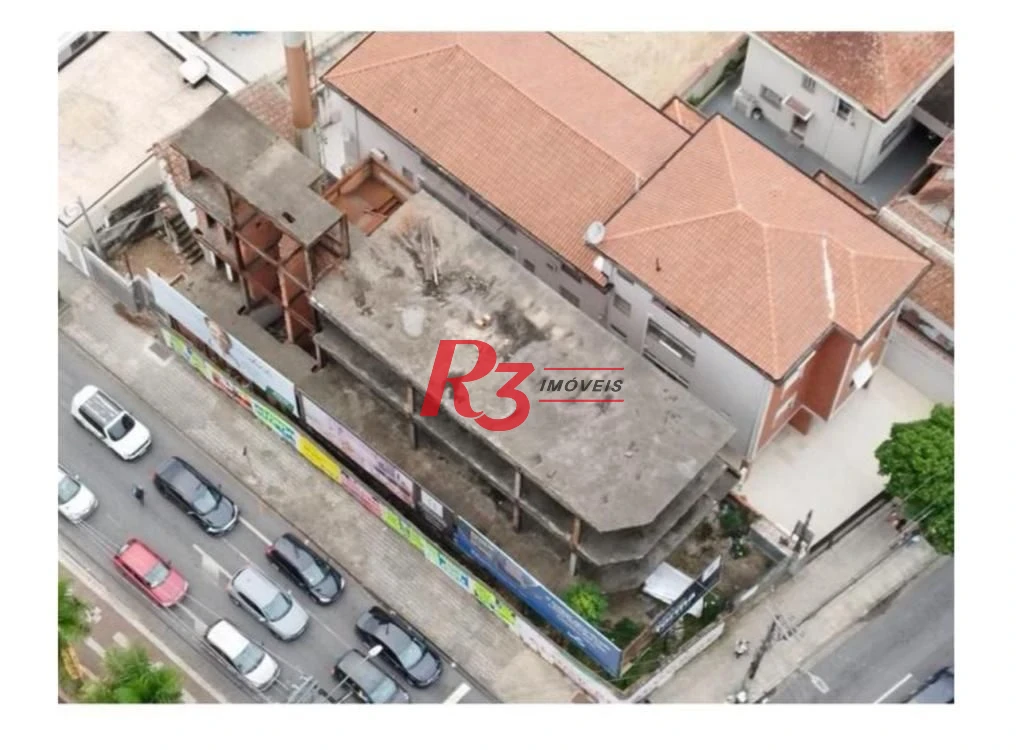 Terreno para alugar, 420 m² por R$ 25.000,00/mês - Aparecida - Santos/SP