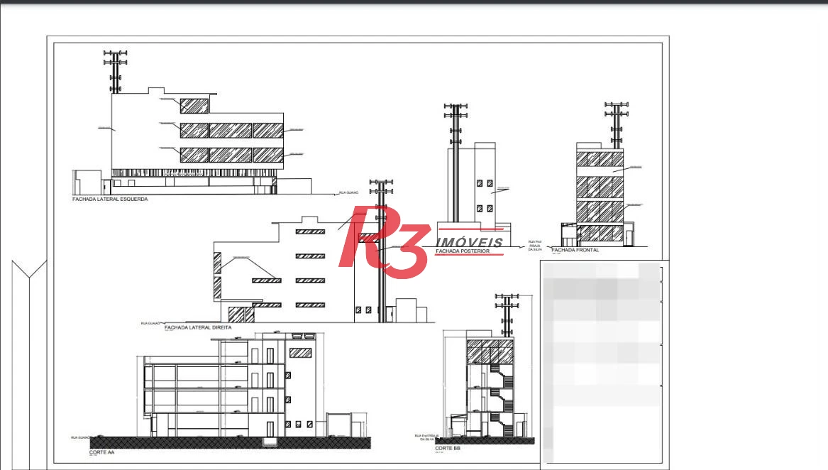 Terreno para alugar, 420 m² por R$ 25.000,00/mês - Aparecida - Santos/SP