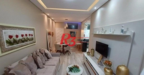 Apartamento com 1 dormitório à venda, 42 m² por R$ 452.000,00 - Ilha Porchat - São Vicente/SP