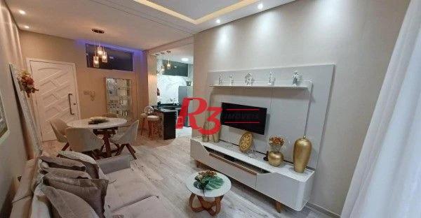 Apartamento com 1 dormitório à venda, 42 m² por R$ 452.000,00 - Ilha Porchat - São Vicente/SP