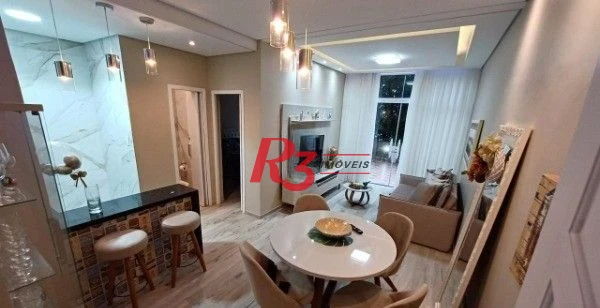Apartamento com 1 dormitório à venda, 42 m² por R$ 452.000,00 - Ilha Porchat - São Vicente/SP
