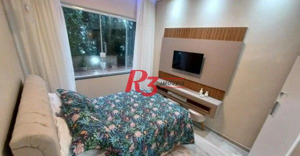 Apartamento com 1 dormitório à venda, 42 m² por R$ 452.000,00 - Ilha Porchat - São Vicente/SP