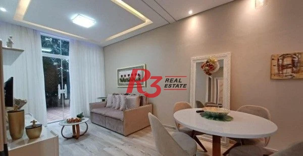 Apartamento com 1 dormitório à venda, 42 m² por R$ 450.000,00 - Ilha Porchat - São Vicente/SP