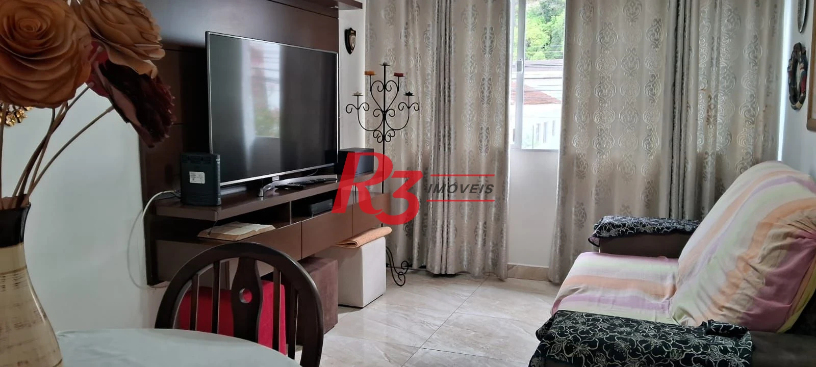 Apartamento com 2 dormitórios à venda, 73 m² por R$ 450.000,00 - Marapé - Santos/SP