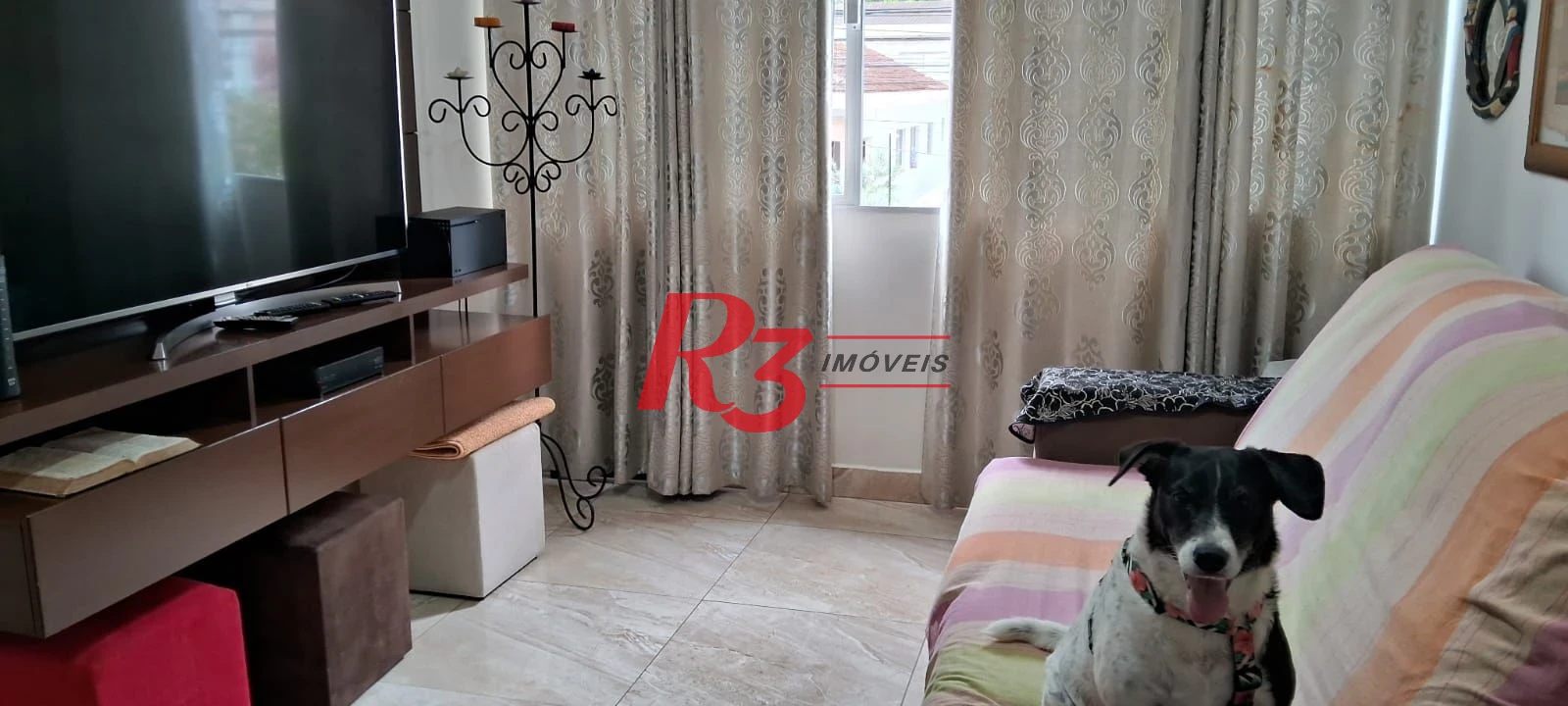 Apartamento com 2 dormitórios à venda, 73 m² por R$ 450.000,00 - Marapé - Santos/SP