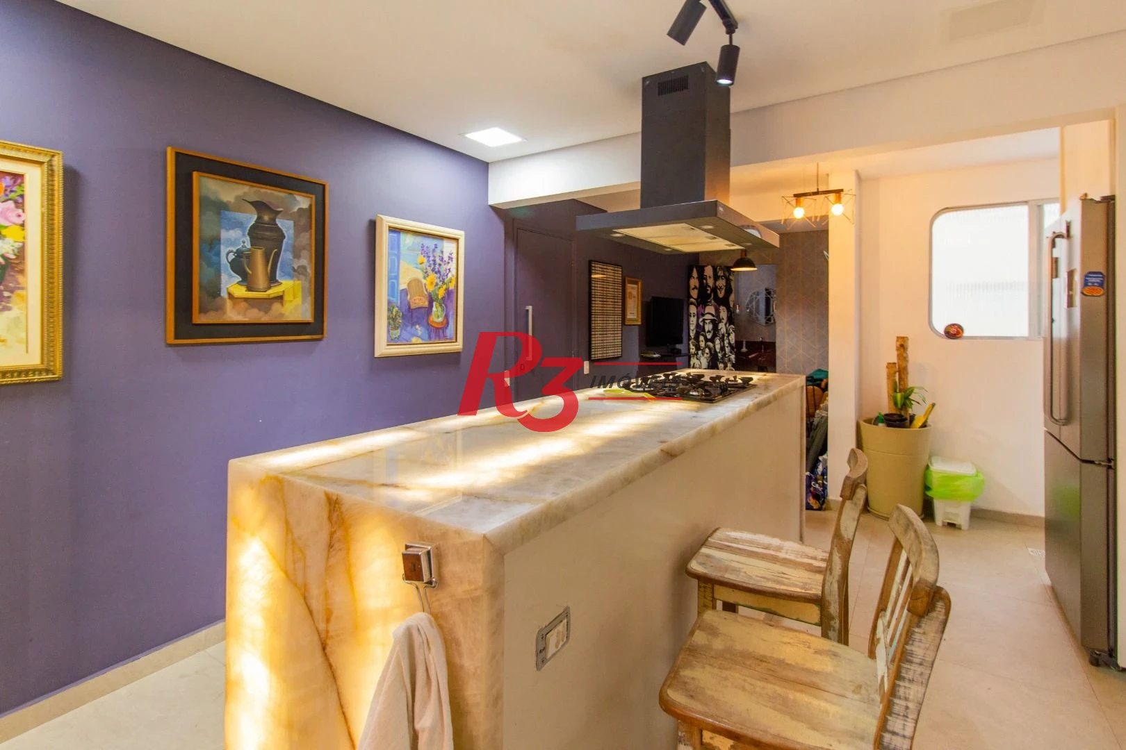 Apartamento com 3 dormitórios à venda, 140 m² por R$ 1.584.000,00 - Ponta da Praia - Santos/SP