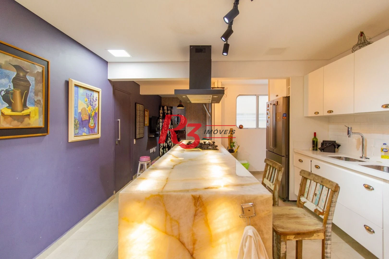 Apartamento com 3 dormitórios à venda, 140 m² por R$ 1.584.000,00 - Ponta da Praia - Santos/SP