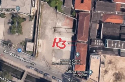 Terreno, 1600 m² - venda por R$ 8.580.000,00 ou aluguel por R$ 40.000,00/mês - Vila Matias - Santos/SP