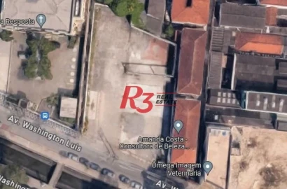 Terreno para alugar, 1600 m² por R$ 45.000,00/mês - Vila Matias - Santos/SP