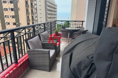 Apartamento à venda, 190 m² por R$ 1.899.000,00 - Aparecida - Santos/SP