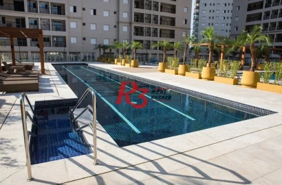 Apartamento à venda, 84 m² por R$ 810.000,00 - Marapé - Santos/SP