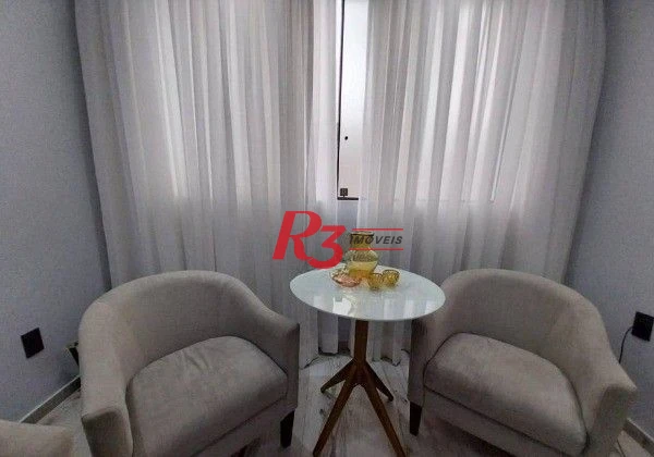 Apartamento com 3 dormitórios à venda, 90 m² por R$ 691.000,00 - Pompéia - Santos/SP